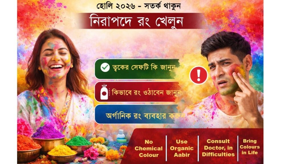 holi 2026 colour removal tips in bengali
